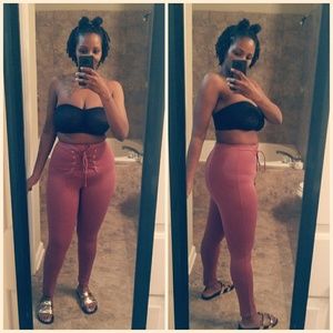 Corset High Waist Pants